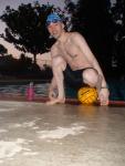 Black Nike Jammer and water polo ball (bulge)