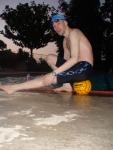 Black Nike Jammer and water polo ball