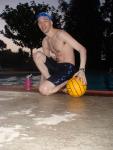 Black Nike Jammer and water polo ball