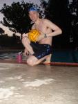 Black Nike Jammer and water polo ball