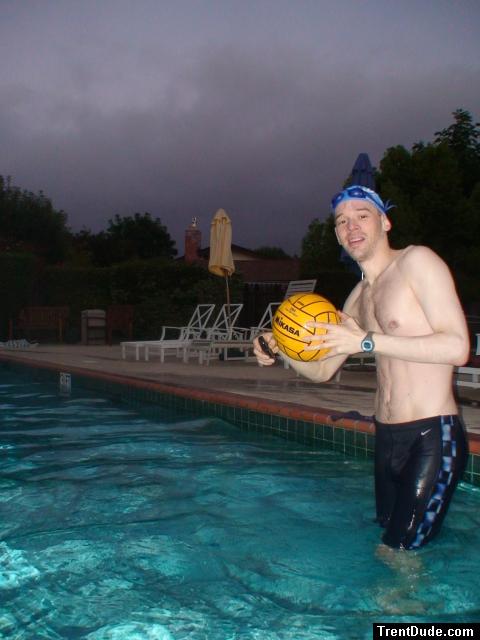 Black Nike Jammer and water polo ball (best)