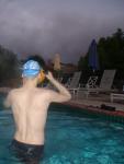 Black Nike Jammer and water polo ball