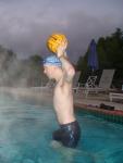 Black Nike Jammer and water polo ball