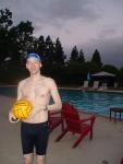 Black Nike Jammer and water polo ball
