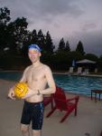 Black Nike Jammer and water polo ball