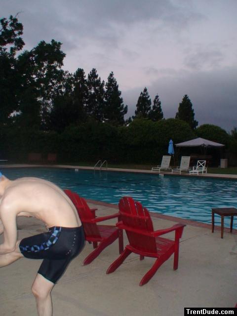 Black Nike Jammer and water polo ball