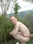 leopard loin cloth in the wind