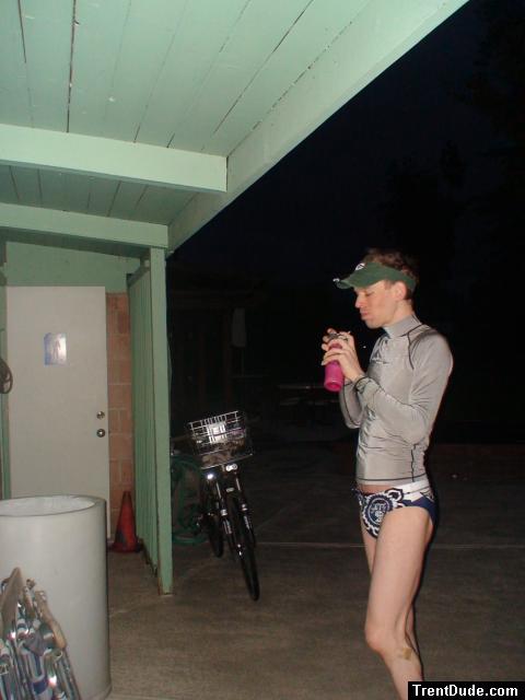 XTG Swim brief and grey Body Glove rash guard