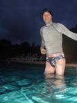Low rise XTG speedo suit
