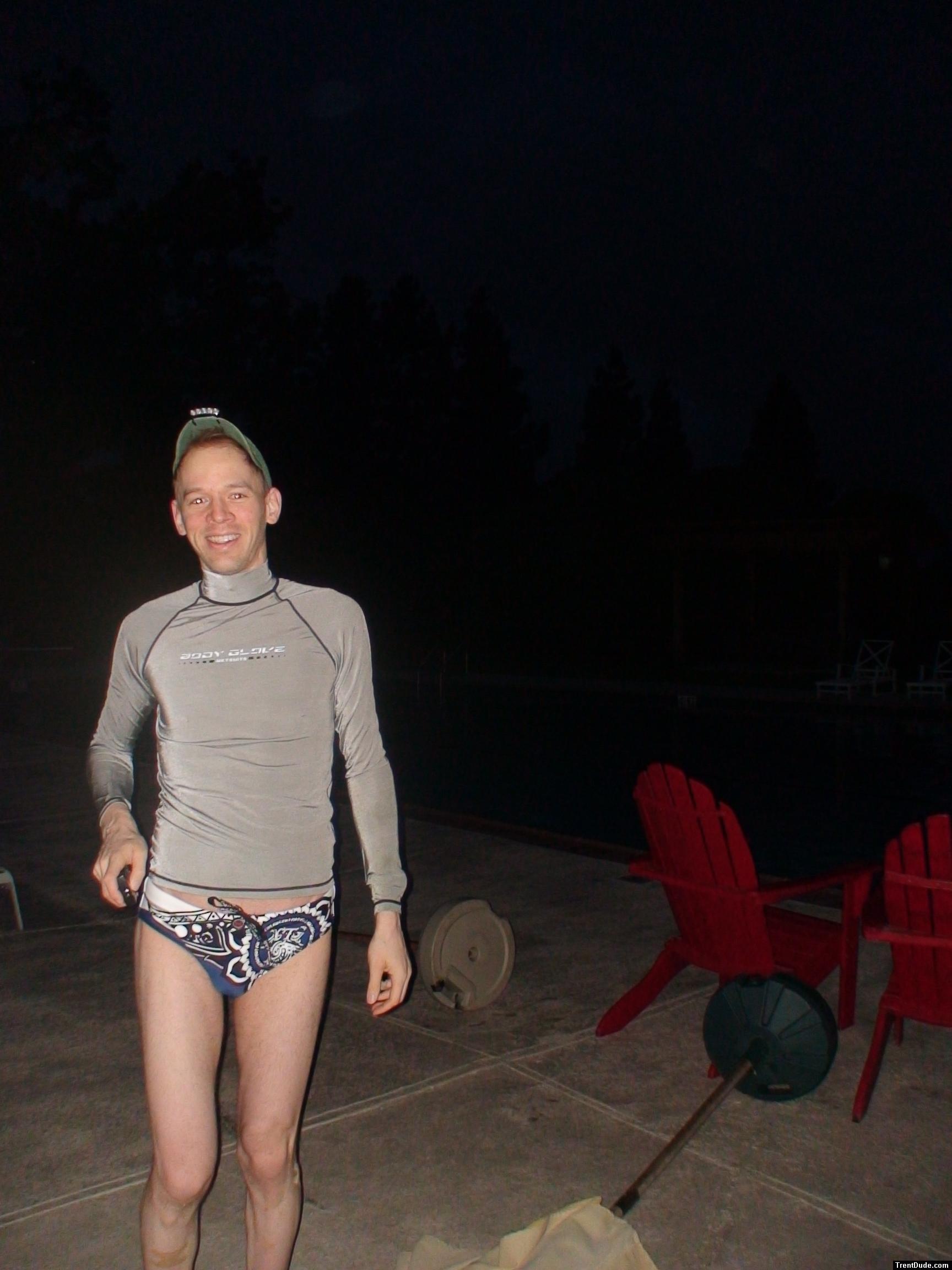 Body glove rashguard and a men's spedo