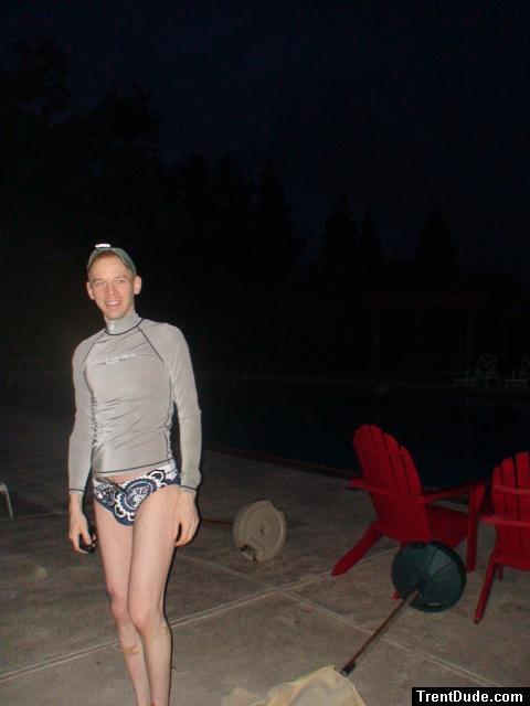 Wearing the rash guard on cold mornings (best)