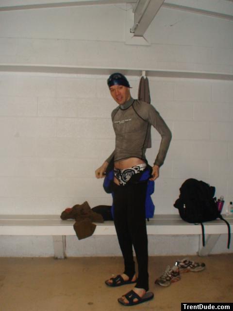 Body glove rash guard, XTG swim brief, California Aeroskin wet suit