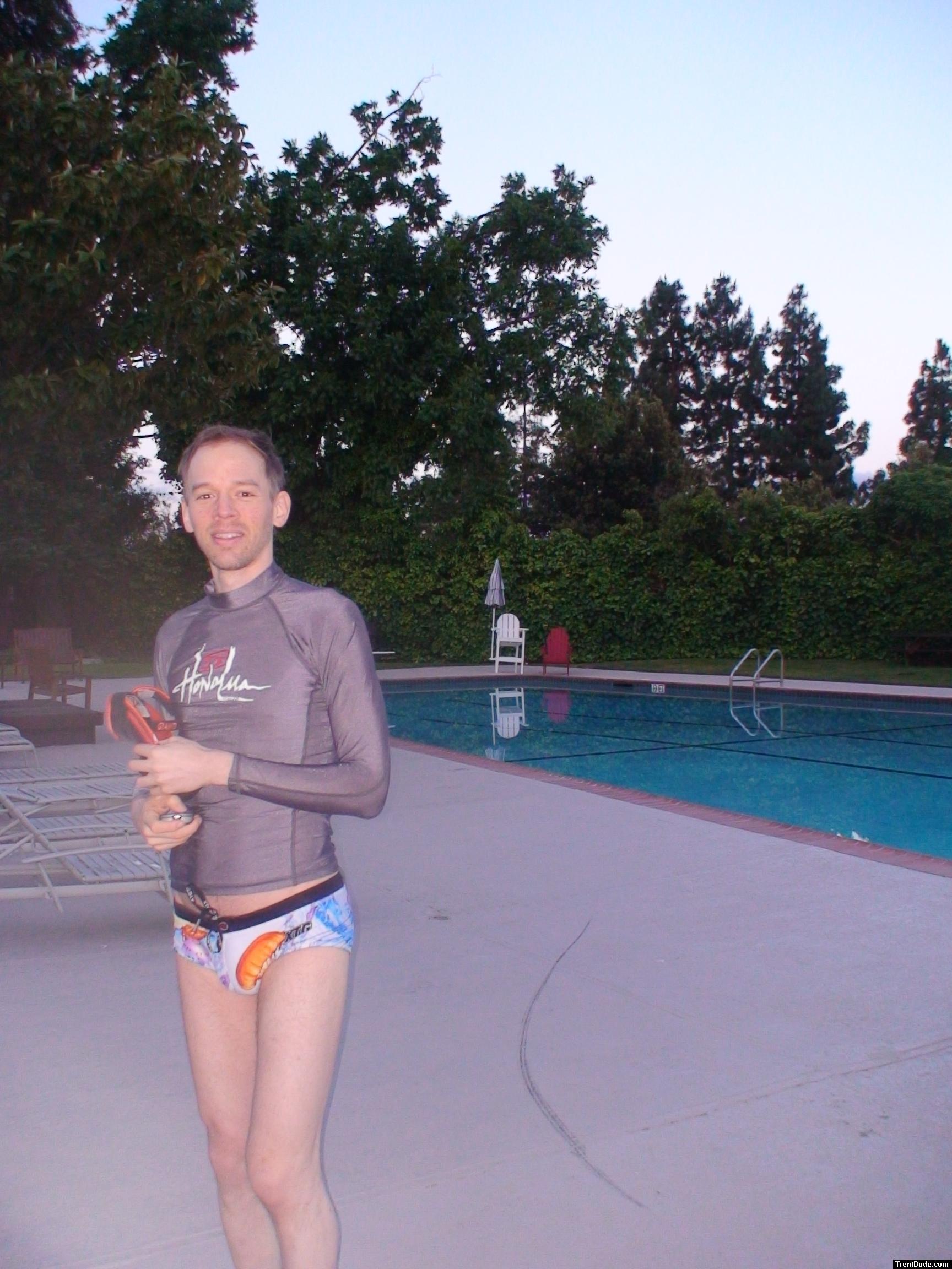 XTG swim brief, Honolua rash guard (smile)