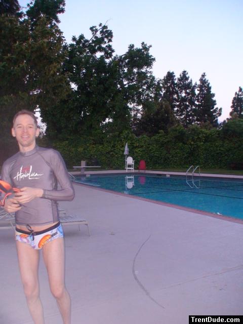 Excited to swim