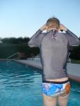 Jelly fish on the swim brief (rear)