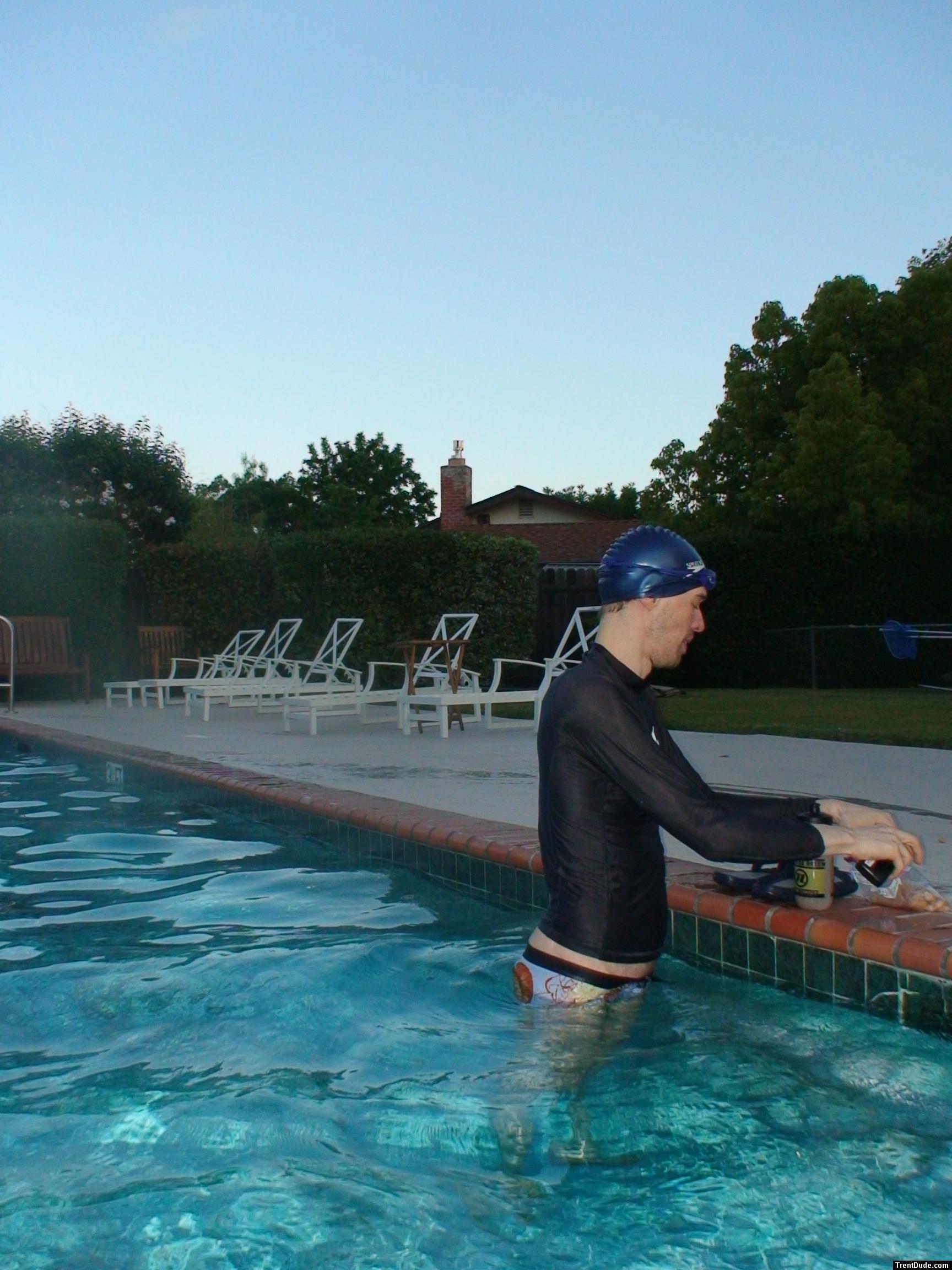 After a swim