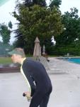 Nylon wetsuit (rear)