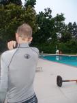 Rash guard shirt for protection from sun rays