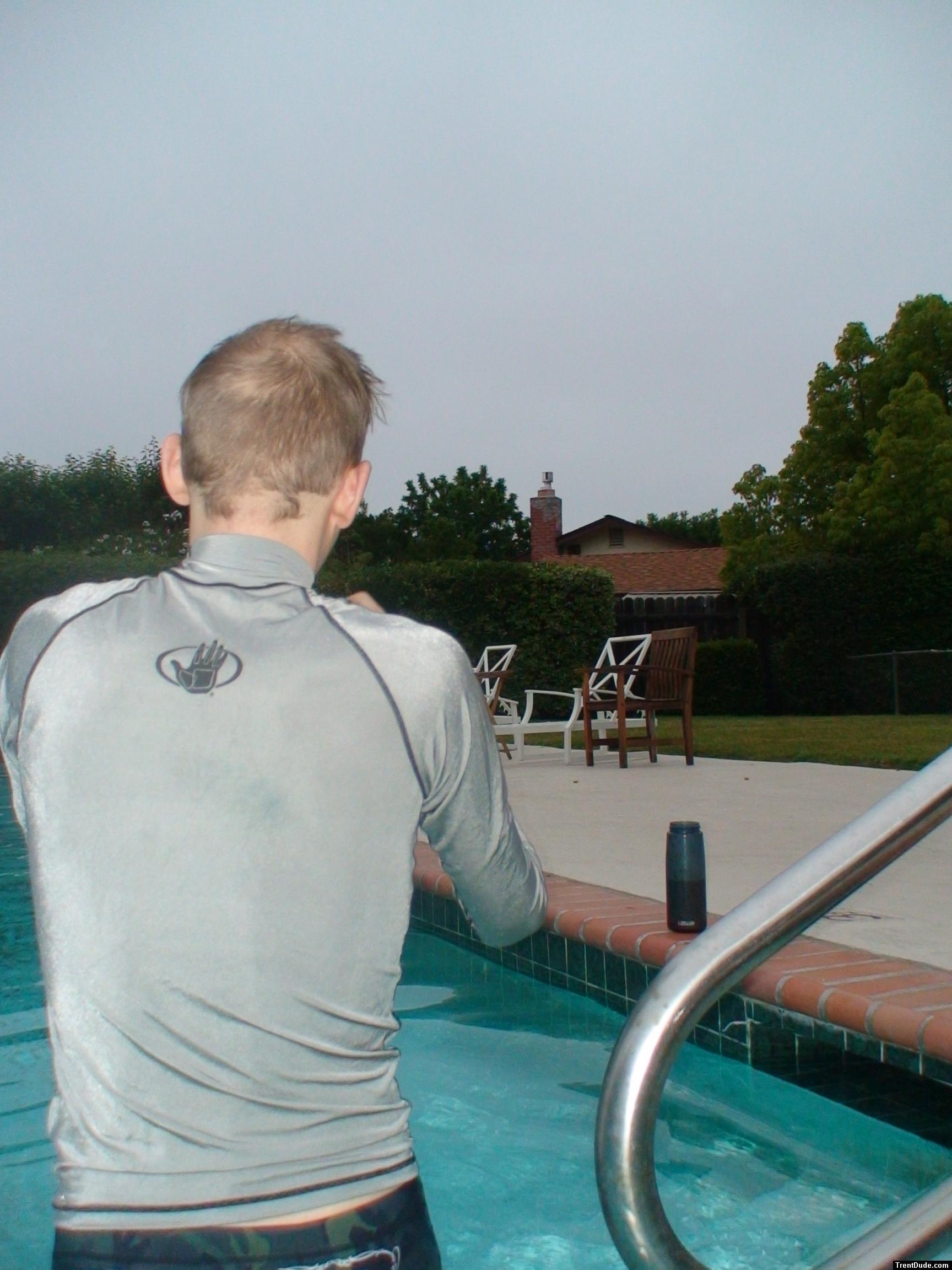 body glove rashguard and marine speedo