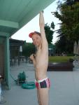 hairy armpit and lifeguard speedo