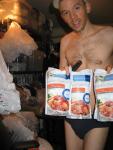 frozen Alaskan salmon