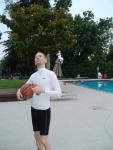 Dolfin Jammer at the pool