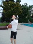 Dolfin Jammer at the pool