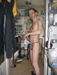 thong in the kitchen