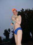 Wanting to visit the UK in his swim brief