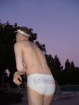 Nations Swim Brief: teamUSA (white)
