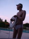 White speedo lifeguard (pouch)
