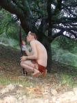 Thanking the old tree for health and fertility