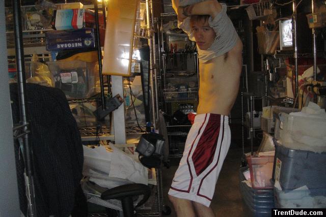 H- SHIRTLESS WHITE PANTS - SAD FACE