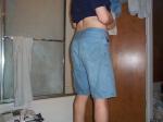 blue jean shorts 1
