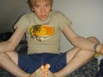 feet - I learned this in Yoga class