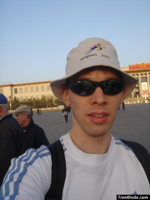 Trent at Tiananmen Square!