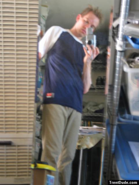 Spiked hair wearing Everlast T-Shirt