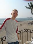 Tel Aviv, Israel, with the Mediterranean sea in the background & Camels on the beach March 22, 2004