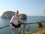 Trent at Parque nacional marino Arcos de Vallarta, Mexico.  Wearing camera belt