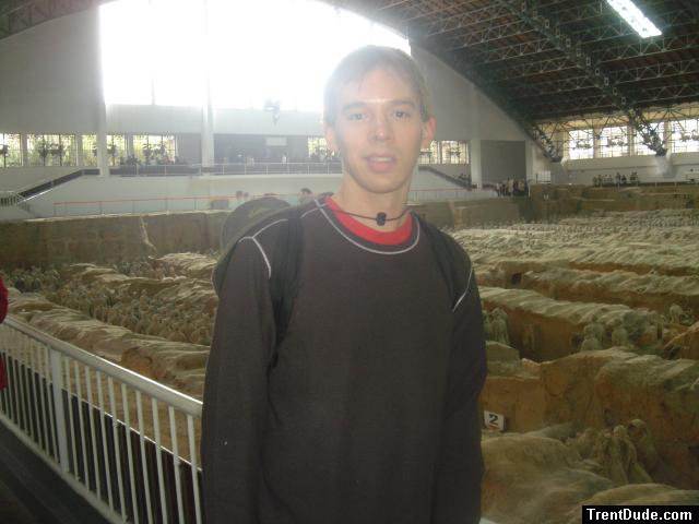 Trent @ Terrracota Warriors - Xian, China