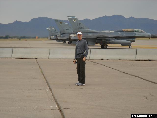 Visiting US Troops, Camp Anaconda-Balad Airbase, Northern Iraq (F-16's)