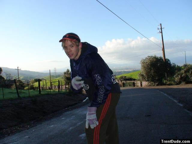 you better watch behind you, a car might hit your butt!