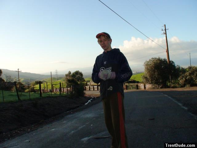 Would you stop if you saw me standing here in the road?!