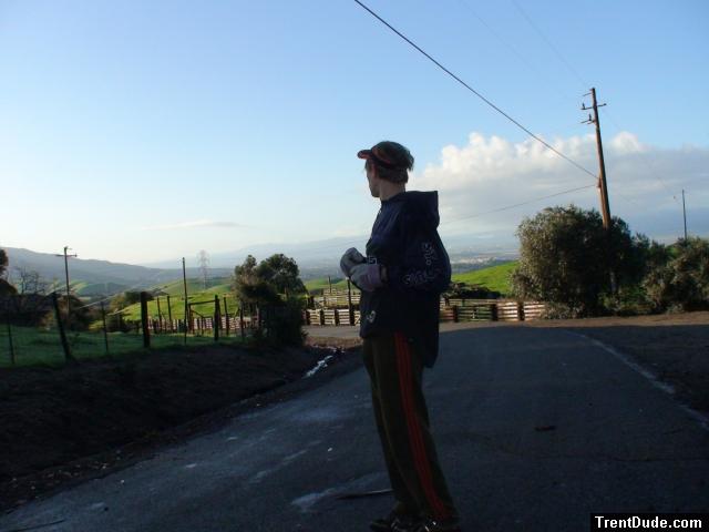 =I think the farmer is comin  round the corner in his pick-up to kick me a new one! (bulge)