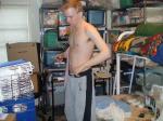 Trent in sweats