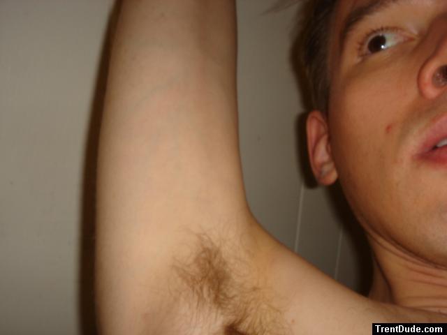 Armpit and face