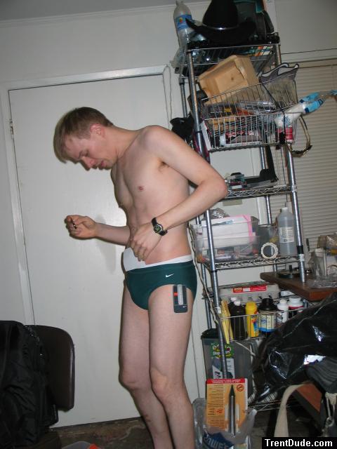 Green Nike speedo