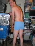 Life brand  blue boxer briefs (back)
