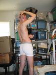 Hanes boxer brief (butt)
