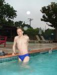 Blue Nike speedo!